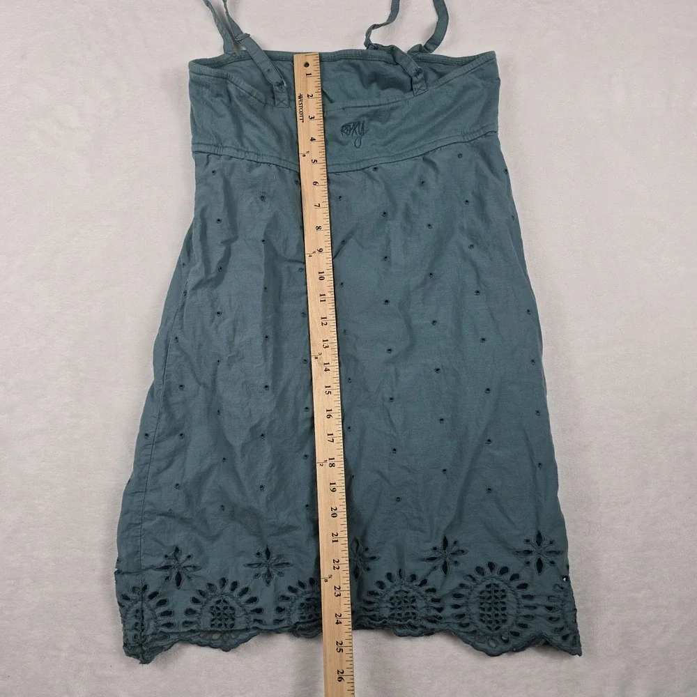 Roxy‎ Y2K Juniors Women's Size Small Sleeveless Dress Lace Accent